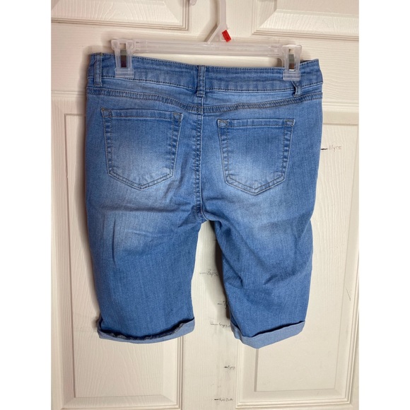 Distressed Bermuda Shorts - Picture 2 of 3